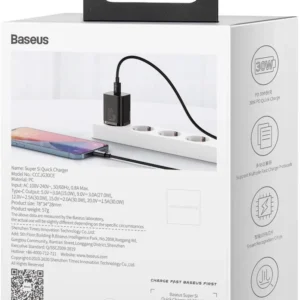 adowarka sieciowa baseus super si quick charger 1c ccsup j01 90411f4bd6ba4c39b775480b13739bd2