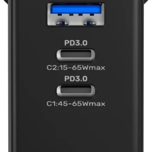 adowarka sieciowa unitek gan pd 65w podrozna 3 porty 524bdce6502a4b1b910709f9cff37809