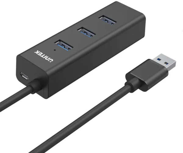 aktywny hub usb unitek 4w1 5gbps z zasilaniem przez usb c 055ab8dd10dd420aa63aeca6b07fd154