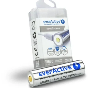 akumulator 18650 li ion 37v everactive 2600mah 1 szt micro u 8600585391ab4758b8842a9a632f7f00