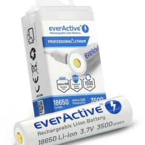 akumulator 18650 li ion 37v everactive 3500mah 1 szt micro u 79006cb872cc479792e8d67ba92f0fa4