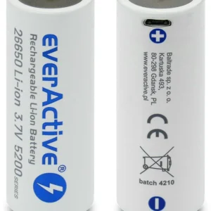 akumulator 26650 li ion 37v everactive 5200mah micro usb 1 s 67b83a131dec48f5808de15a1b0824a2