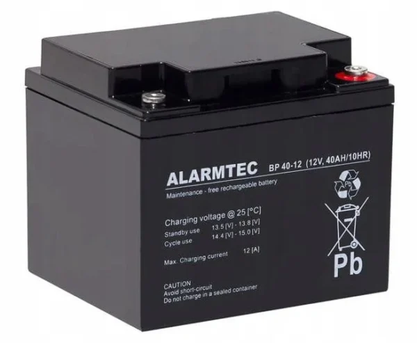 akumulator agm alarmtec serii bp 12v 40ah 5812a0f7e5ec42949585a2a9151dfd77