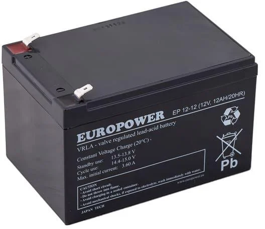 akumulator agm europower serii ep 12v 12ah zywotnosc 6 9 lat 3ca1b4d760b74b2bbe817a9ac6b1993f
