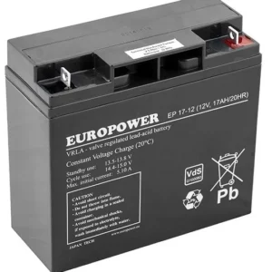 akumulator agm europower serii ep 12v 17ah zywotnosc 6 9 lat 2c2cc97752dd406cbd94ff40765fa346