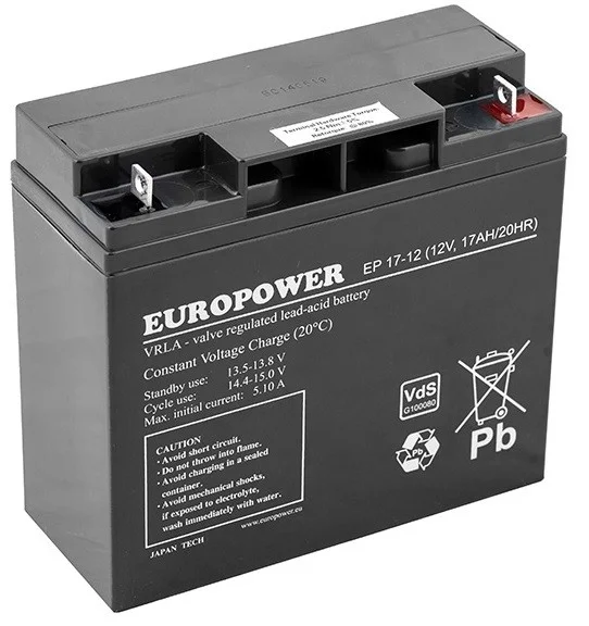 akumulator agm europower serii ep 12v 17ah zywotnosc 6 9 lat 2c2cc97752dd406cbd94ff40765fa346