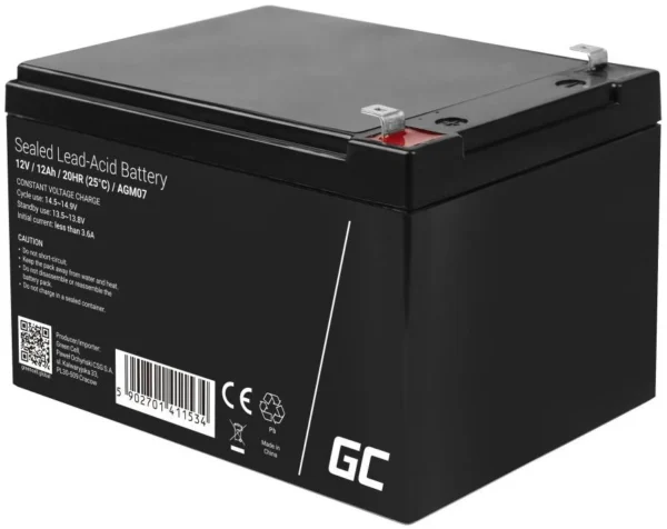 akumulator agm green cell vrla 12v 12ah 2e471d8a304446e9bd3be68617aea195