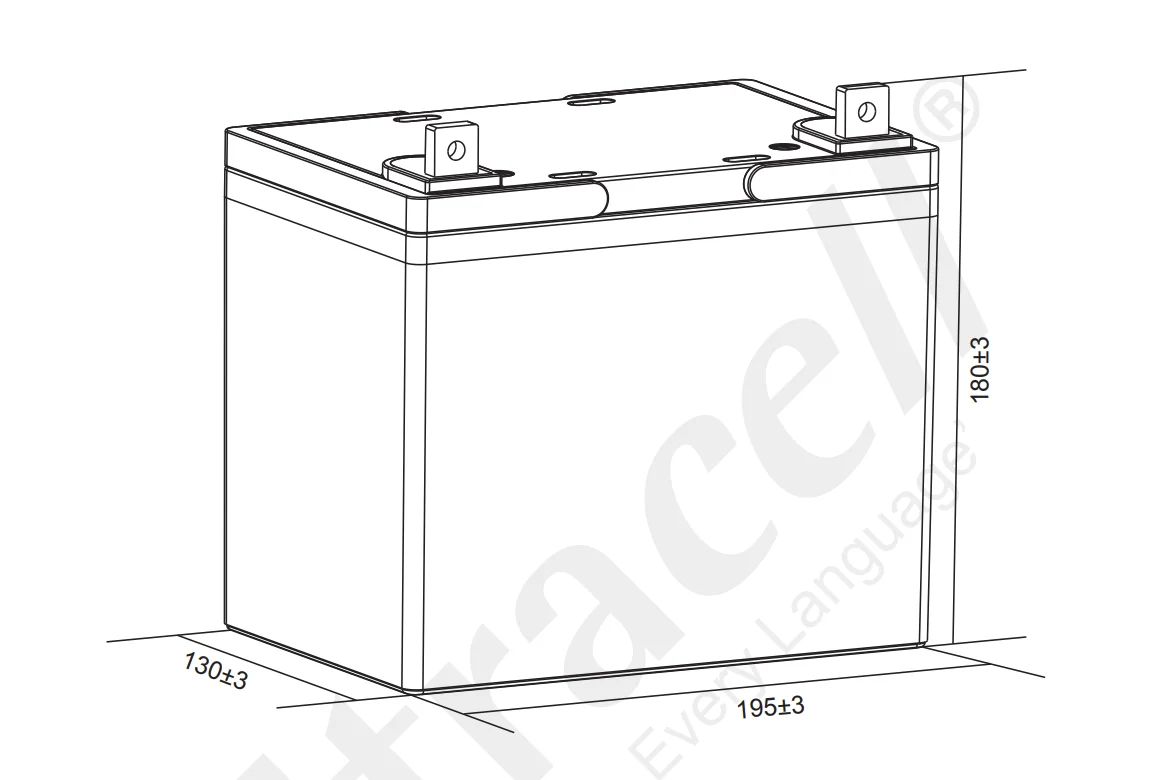 Akumulator AGM ULTRACELL UCG 12V 35Ah