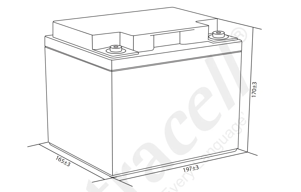 Akumulator AGM ULTRACELL UCG 12V 45Ah