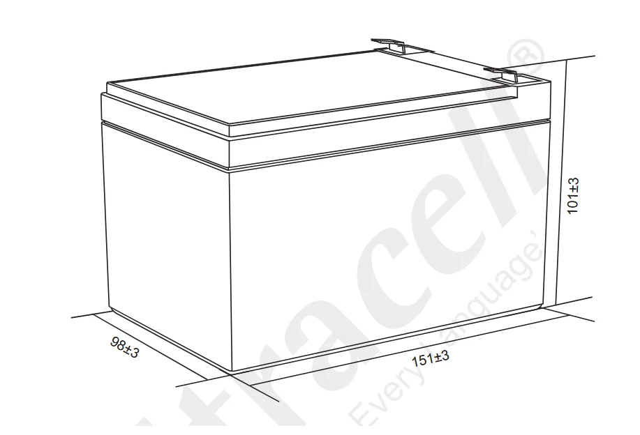 Akumulator AGM ULTRACELL UHR 12V 12Ah