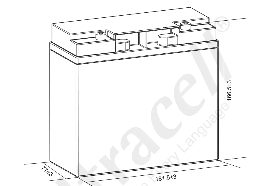 Akumulator AGM ULTRACELL UHR 12V 20Ah