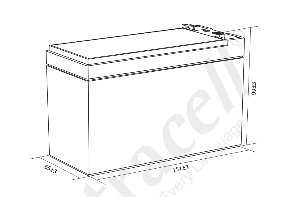 Akumulator AGM ULTRACELL UHR 12V 9Ah