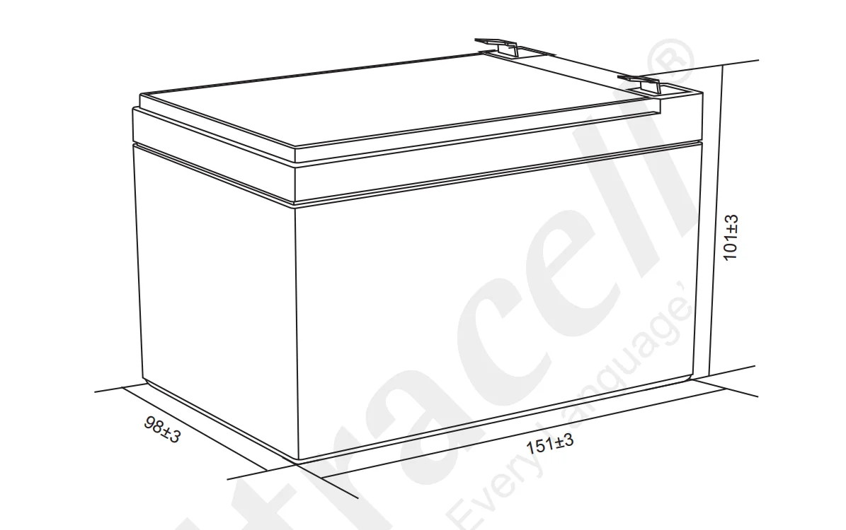 Akumulator AGM ULTRACELL UL 12V 12Ah