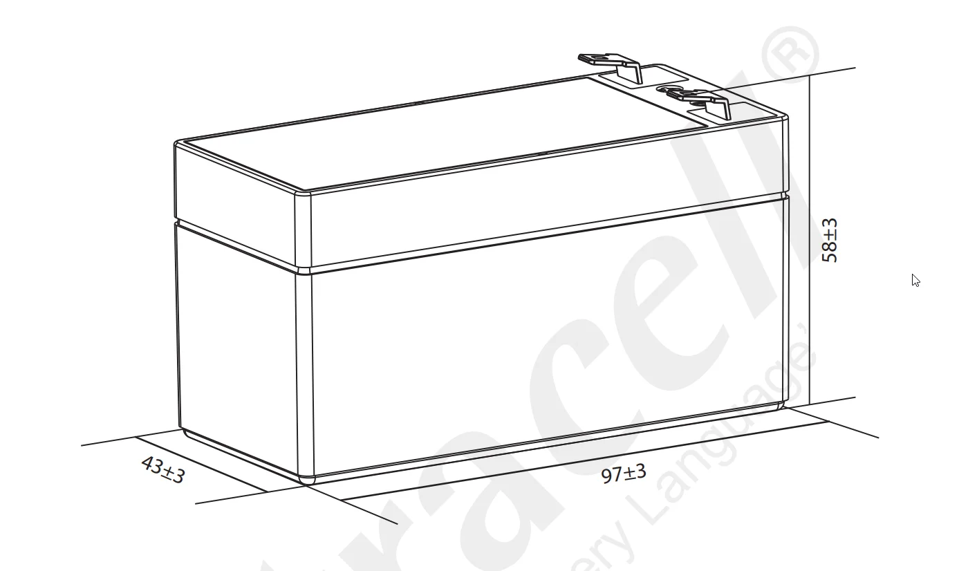 Akumulator AGM ULTRACELL UL 12V 1.3Ah