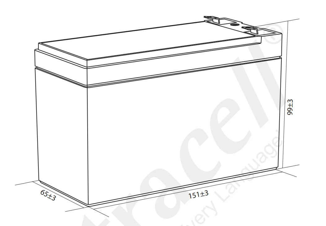 Akumulator AGM ULTRACELL UL 12V 7.2Ah F2