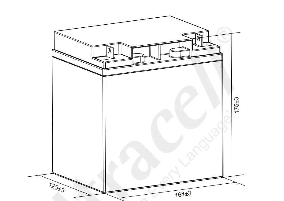 Akumulator AGM ULTRACELL UXL 12V 28Ah