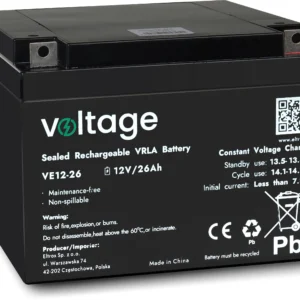 akumulator agm voltage 12v 26ah ve12 26 zywotnosc 6 9 lat 4bc75ceeb57342b89221efdec4a30ea8