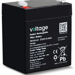akumulator agm voltage 12v 5ah ve12 50 zywotnosc 6 9 lat cd374066a3754d3e9e10a5792bc304dd