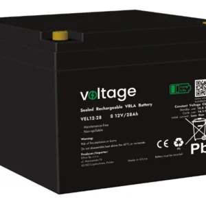 akumulator agm voltage long life 12v 28ah vel12 28 zywotnosc 8efbe8b3245e4cfe971a9e5306d8b3f9