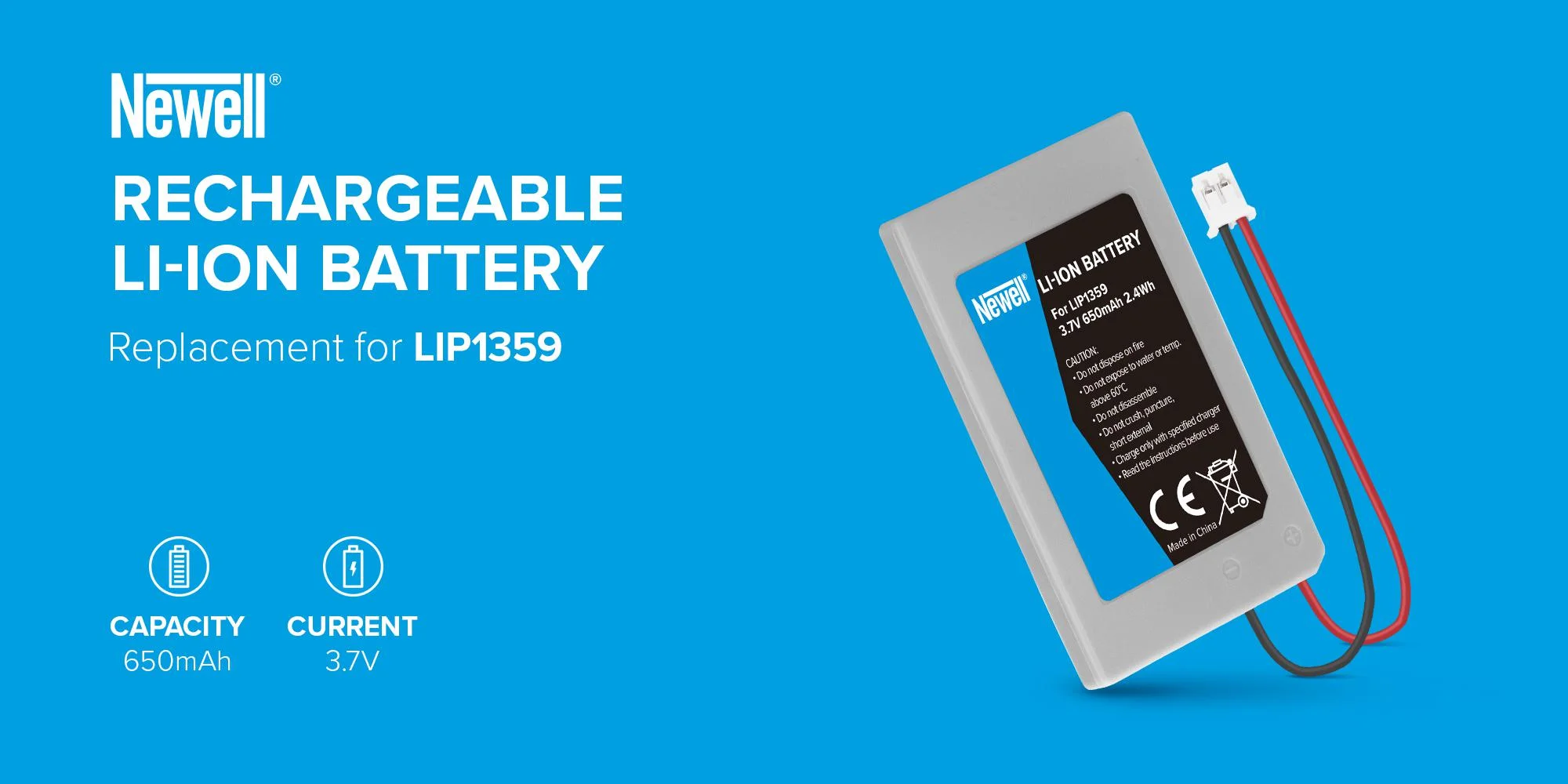 Akumulator Newell zamiennik LIP1359 do kontrolera DualShock 3 (PS3)