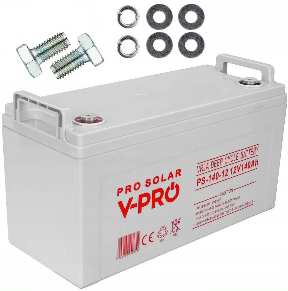 Akumulator Volt Polska Deep Cycle V-PRO SOLAR 12V 140 Ah VRLA bezobsługowy - najważniejsze cechy: