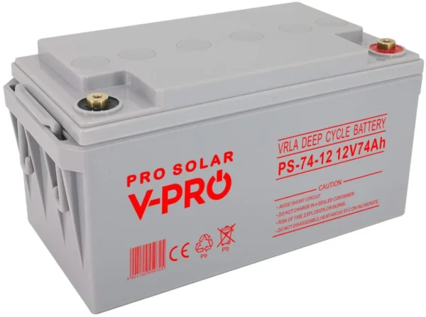 akumulator volt polska deep cycle vpro solar 12v 74ah vrla b 24322ecfb03d4b18aa521ad945c3713b