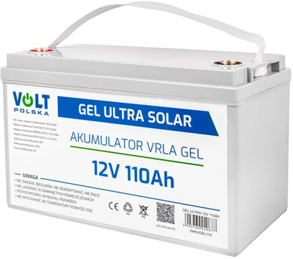 akumulator volt polska gel vpro solar 12v 110ah 4f4e5d4c767c47a58277aafaf38f23d9