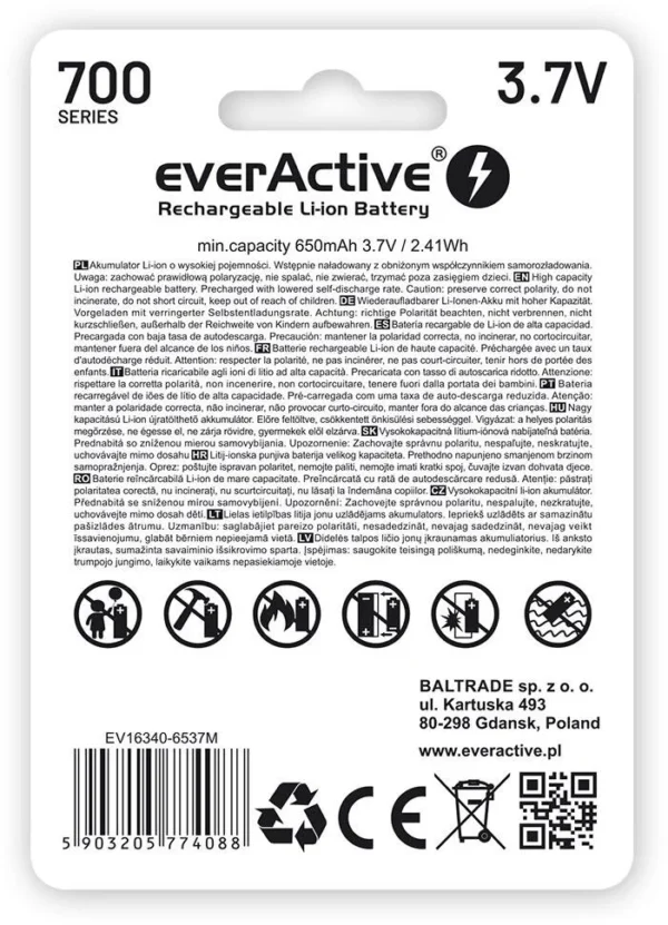 akumulatorek 16340 r cr123 37v everactive 700mah 1 szt z zab b5cc16346fce465da798fa8bc16b947e
