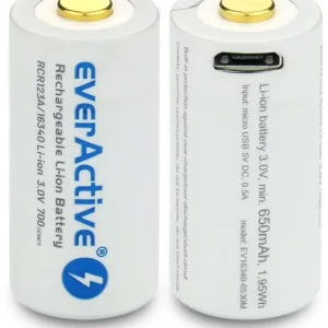 akumulatorek 16340 r cr123 3v everactive 700mah 1 szt z zabe 37d396261c1e4b9f9061cc3b6889060f