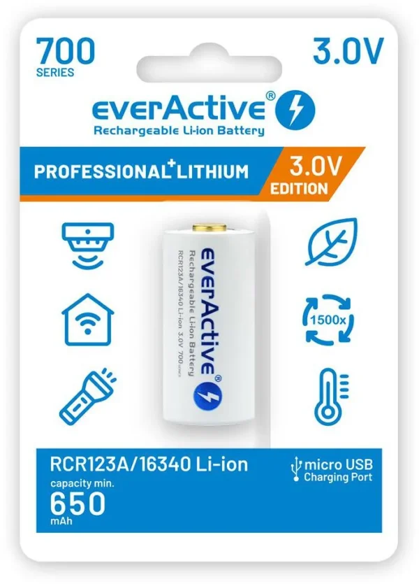 akumulatorek 16340 r cr123 3v everactive 700mah 1 szt z zabe 5c9063e04b5a45b593d94960170f9ce4