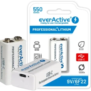 akumulatorek 6f22 li ion everactive 9v 550mah z gniazdem usb 457cf4a8959042eb88c7f479b8af6552