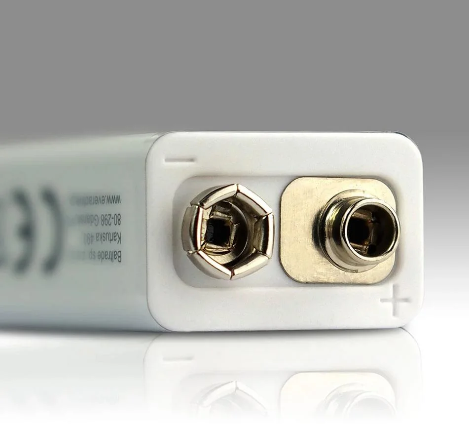 Akumulator 6F22 9V 550 mAh everActive - idealne rozwiązanie dla urządzeń wymagających dużego zasilania w niewielkim rozmiarze baterii