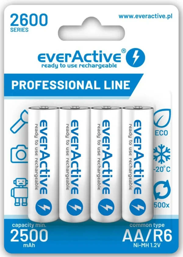 akumulatorki aa r6 ni mh everactive 2600mah professional lin 0936db75672b4ac692cbc05feac5ae38