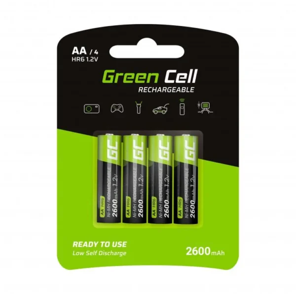 akumulatorki green cell 4x aa hr6 2600mah gr01 1977c077a9d04648ae89dabe1912020b