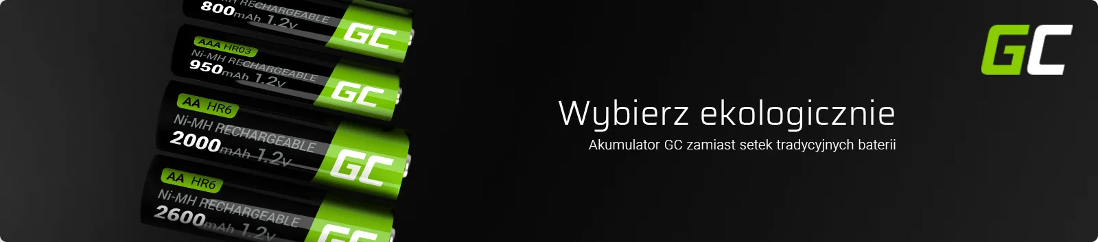 AKUMULATORKI Green Cell 4x AAA HR03 950mAh GR03