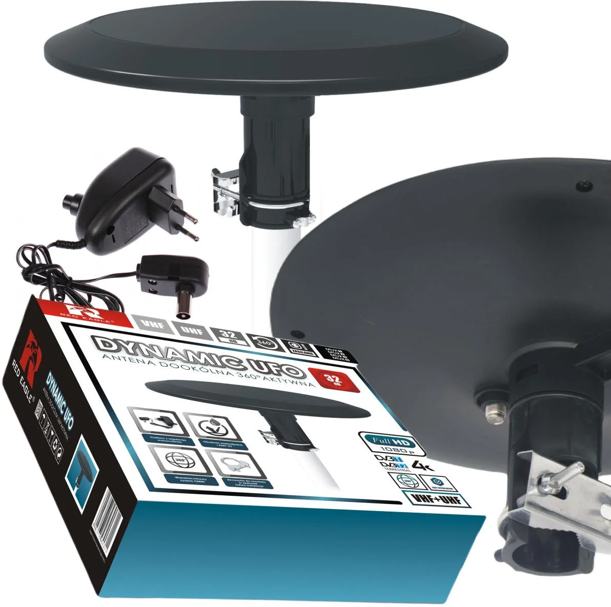 Antena dookólna DVB-T/T2 RED EAGLE Dynamic UFO - podsumowanie: