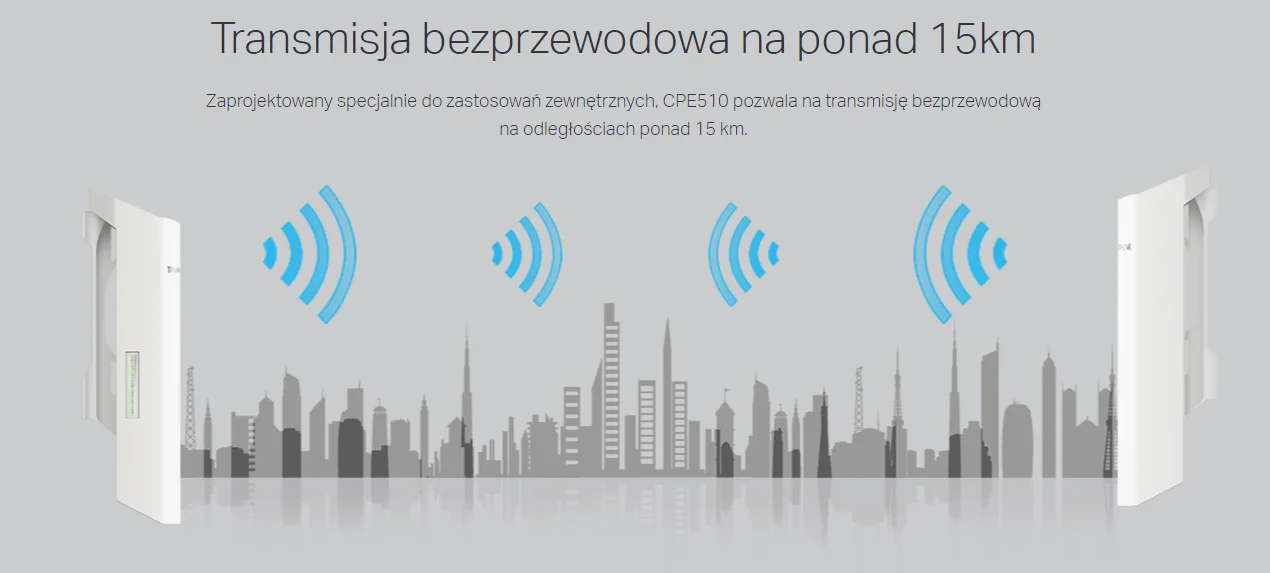 WYSOKA CZUŁOŚĆ I MOC NADAJNIKA