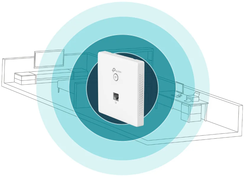 Kompleksowy zasięg sieci bezprzewodowej