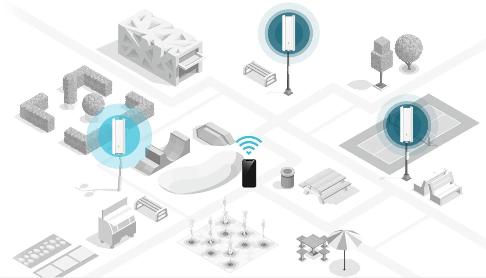 Bezprzewodowy punkt dostępowy AP TP-Link EAP650-Outdoor – szybki roaming i płynne przełączanie