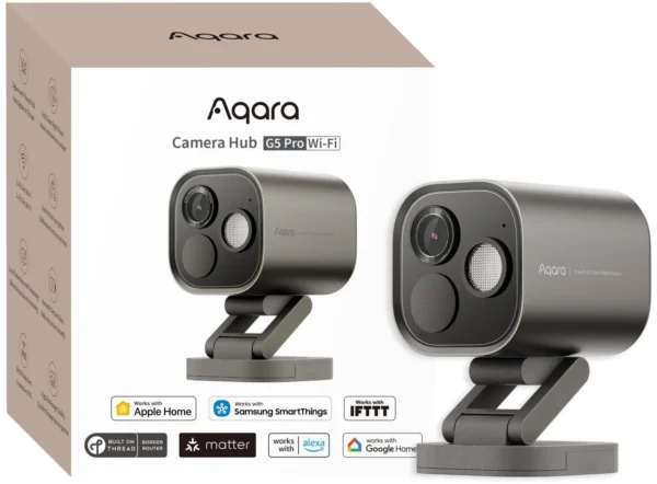 aqara camera hub g5 pro wi fi szara kamera ip 1520p zigbee c 6c86f920654b4ddd8baa7b9734c6c789