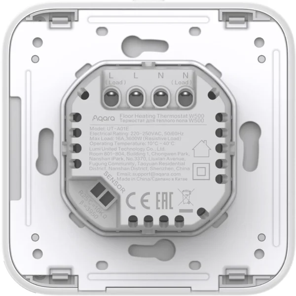 aqara floor heating thermostat w500 termostat do ogrzewania 67ffe4a71fd7416f8897284dea84bbed