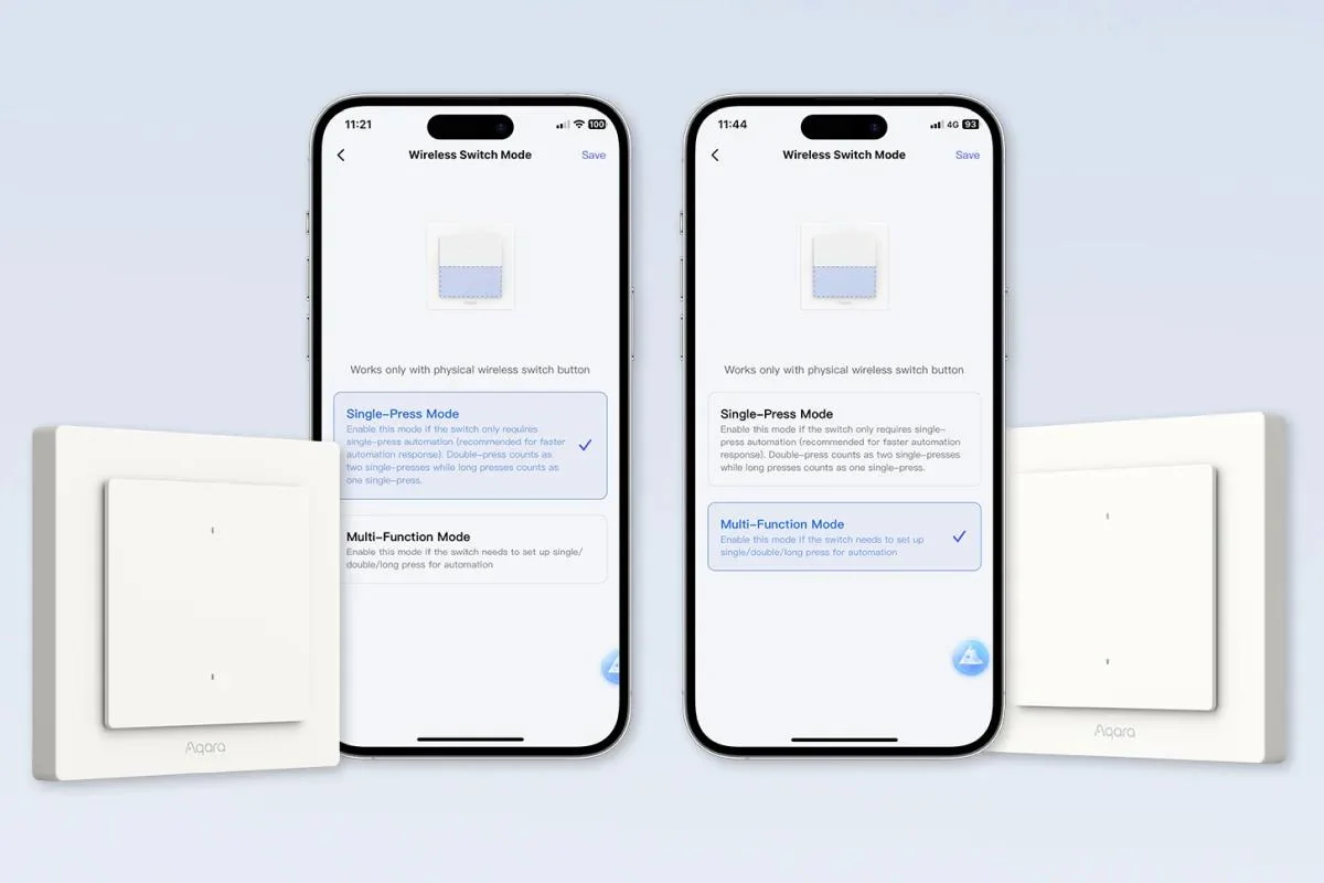Tryb przełącznika bezprzewodowego – pełna personalizacja