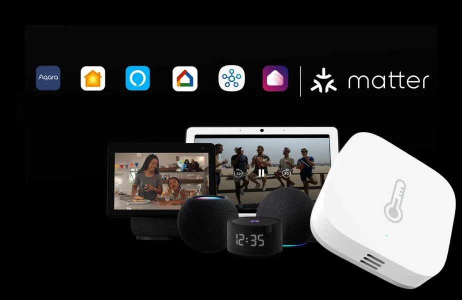 Czujnik temperatury i wilgotności Aqara Temperature & Humidity Sensor T1 - obsługa wielu ekosystemów i Aqara Home