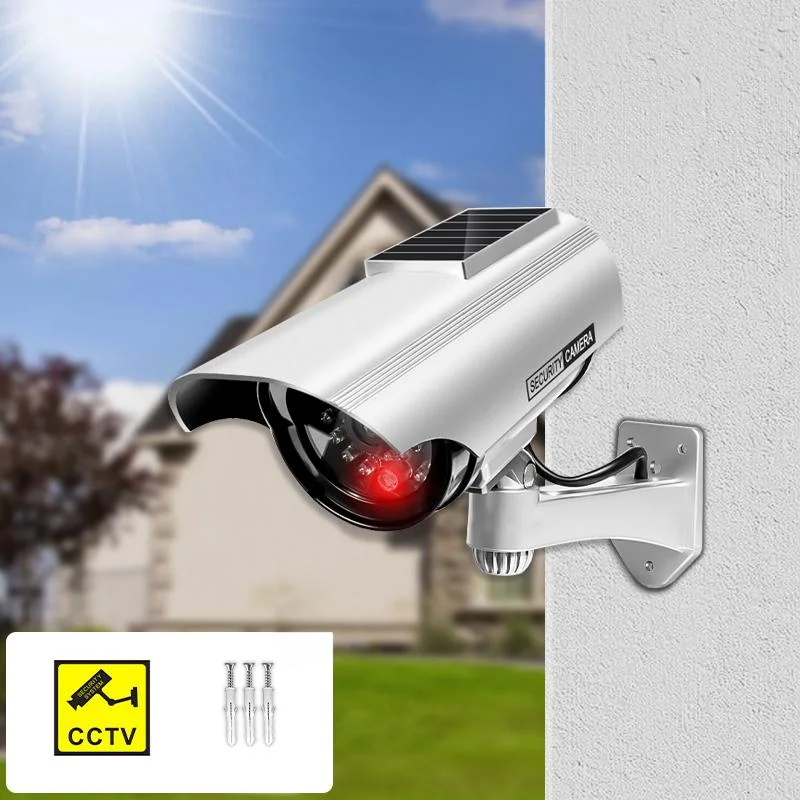 Solarna atrapa kamery tubowej CCTV AT-1SB-W odporna nawet na trudne i zmienne warunki atmosferyczne