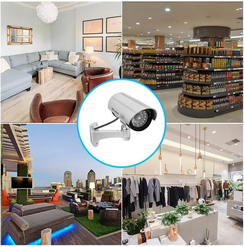 Atrapa kamery tubowej srebrna AT-1B-S