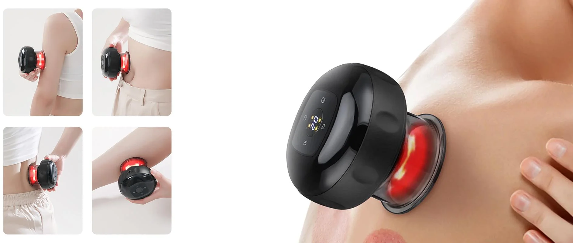 Bańka chińska elektroniczna Humanas BB01 - czarna