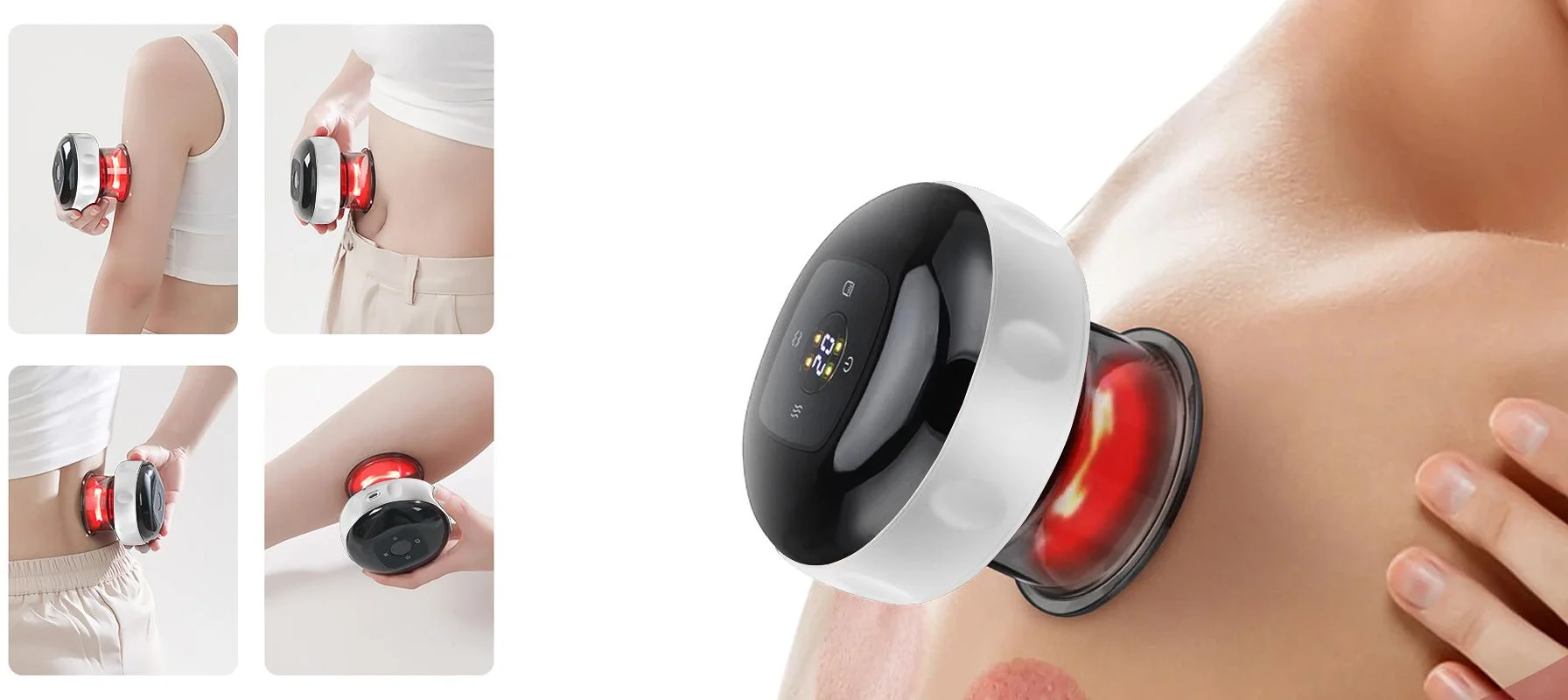 Bańka chińska elektroniczna Humanas BB01 Plus - niebieska