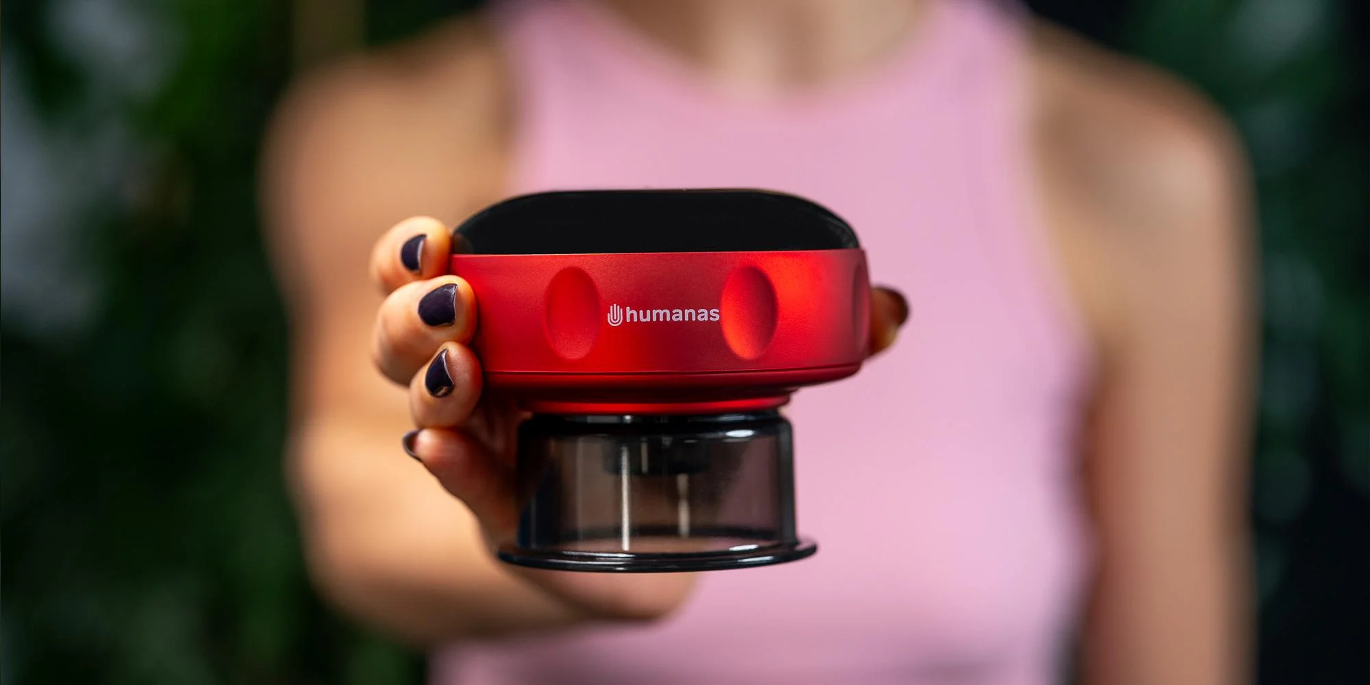 Bańka chińska elektroniczna Humanas BB01 Plus - niebieska