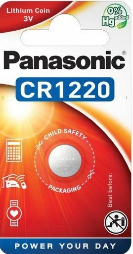 bateria cr1220 1bl panasonic 3v 35mah 1 szt d71c45aca9d3455aa41ae0bc657b4eea