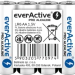 bateria lr6 aa everactive pro alcaline folia 4 szt 5962102cd255447f8e5053ceb77cde4b
